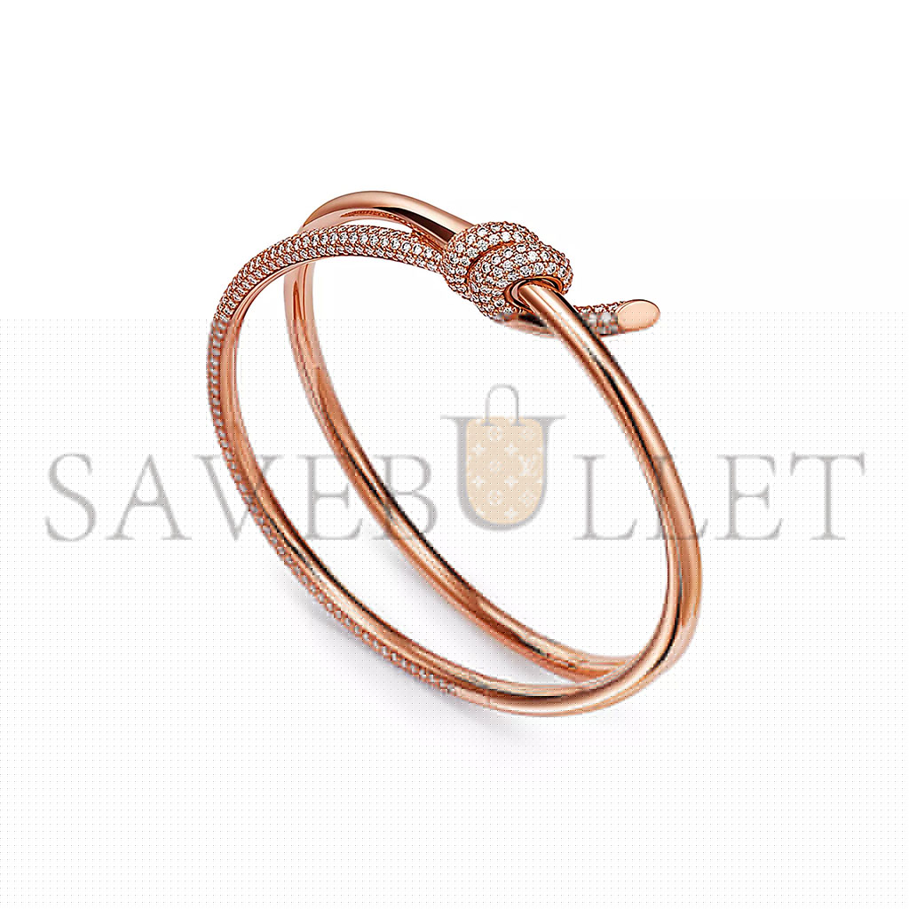 T*f*ny knot double row hinged bangle 69525873